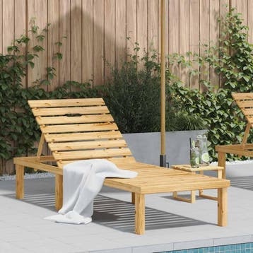 vidaXL Ligbed geïmpregneerd grenenhout, Tuin en Terras, Ligbedden, Verzenden, Nieuw