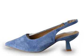 Manfield Slingbacks in maat 37 Blauw, Zo goed als nieuw, Manfield, Verzenden, Blauw
