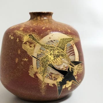 Vaas - Aardewerk - Japan - Miyabisaï Skakumon - Masato