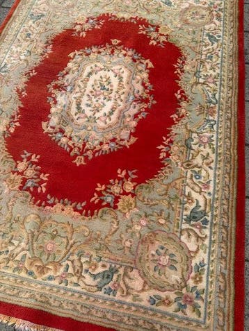 China Aubusson - Gereinigd - handgeknoopt - wol - Tapijt -, Nieuw