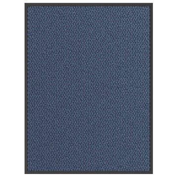 vidaXL Deurmat 80x120 cm blauw, Verzenden, Nieuw