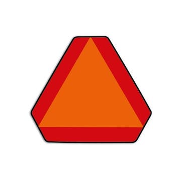 Markeringsbord - ECE 69R - Rood/oranje - Voor langzaam verke, Ophalen of Verzenden, Nieuw