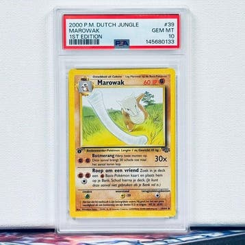 Pokémon Graded card - MAROWAK #39 1ST EDITION - Pokémon -, Nieuw