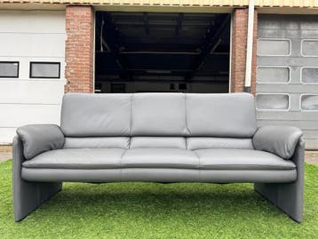 Bankstel LEOLUX Catalpa  leren design 3 zit bank ZGAN, Design, Driepersoons, Zo goed als nieuw, Rechte bank