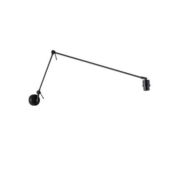 Moderne wandlamp zwart verstelbaar - Blitz, Huis en Inrichting, Lampen | Wandlampen, Verzenden, Nieuw