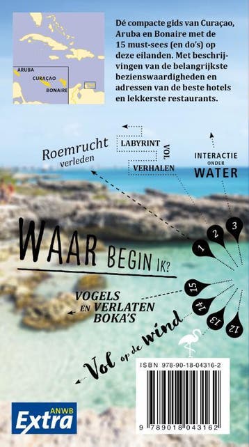 Curacao, Aruba en Bonaire / ANWB Extra - Angela Heetvelt, Boeken, Verzenden, Zo goed als nieuw, Angela Heetvelt