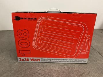 Veiling - Interelek bouwlamp H07RN-F 3x1,5mm², Nieuw
