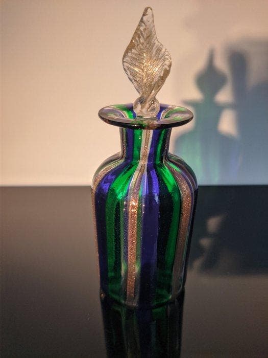 Murano - Parfumfles - Een wandelstok - Muranoglas, Antiek en Kunst, Antiek | Glas en Kristal