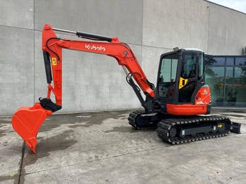 Veiling: Midigraafmachine Kubota KX155-3SZ Diesel 2012, Ophalen, Graafmachine