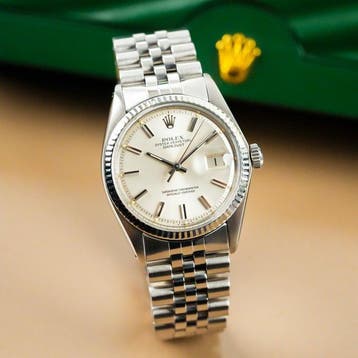 Rolex - Datejust 36 Fluted Bezel Silver Dial - 1601 - Heren, Sieraden, Tassen en Uiterlijk, Nieuw