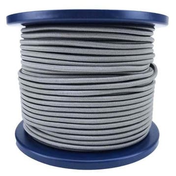 3mm Elastisch Touw - Grijs - 100 meter op rol, Ophalen of Verzenden, Nieuw
