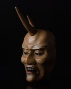 Noh masker - Hout - Ikkaku Sennin [] +BAG (Zonder, Antiek en Kunst
