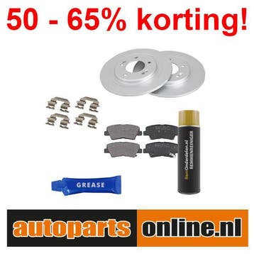Remschijven + Remblokken Hyundai I40 achterzijde, Verzenden, Nieuw, Hyundai