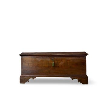 Opbergkoffer - Hout, Walnoot, Antiek en Kunst