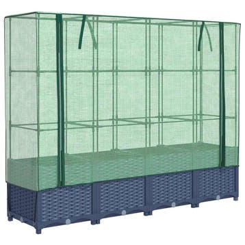 Plantenbak rattan-look 160cm | 34% Korting, Kunststof, 100 cm of meer, Ophalen of Verzenden, Zo goed als nieuw
