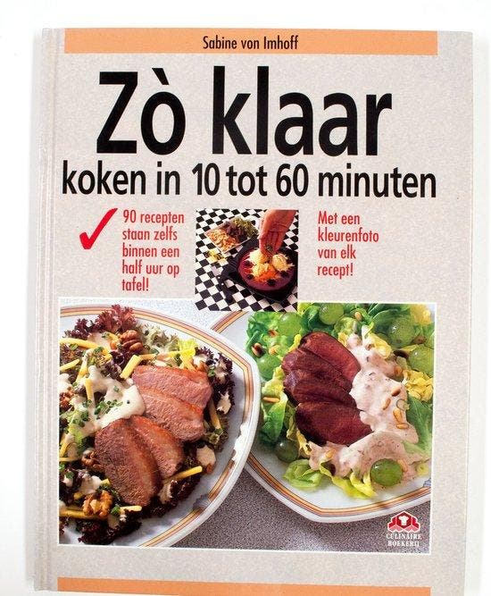 Zo klaar - Imhoff, Boeken, Kookboeken, Gelezen, Verzenden
