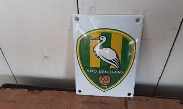 Bord - Emaille - advertising or decorative sign with the, Antiek en Kunst