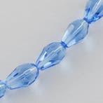 10 x facet druppel glas kraal 10 x 6 x 6mm gat: 1mm Cornf..., Ophalen of Verzenden, Nieuw, Kraal