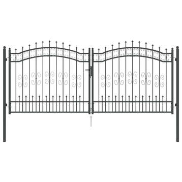 IJzeren Hekpoort Spear-top | 35% Korting, Tuin en Terras, Staal, Ophalen of Verzenden, Zo goed als nieuw, 150 tot 200 cm