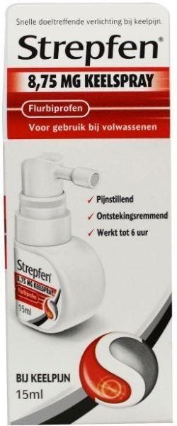 Strepfen Keelspray UAD - 15 ml, Diversen, Verpleegmiddelen, Nieuw, Verzenden