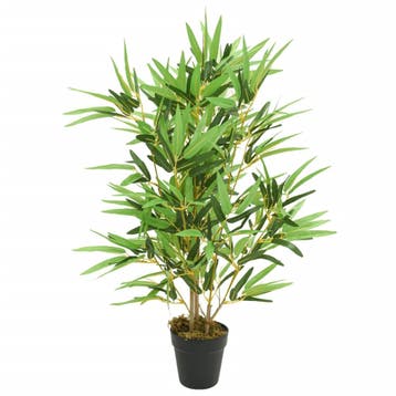 vidaXL Kunstplant bamboe 368 bladeren 80 cm groen, Verzenden, Nieuw