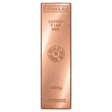 1 kilogram - Koper .999 - 1 Kilo Heracles Specialist Casting