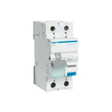 Hager Aardlekautomaat 1P+N 16A C-kar ADA966G, Ophalen of Verzenden, Nieuw