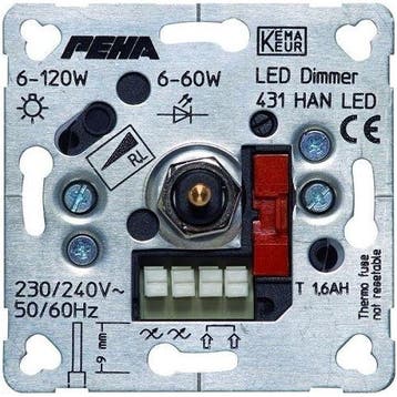 PEHA Led Dimmer LED 6-60W 431HAN, Ophalen of Verzenden, Nieuw