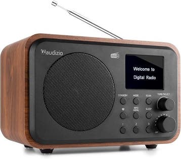 Audizio Radio DAB - Milan - Hout/Zwart, Verzenden, Nieuw