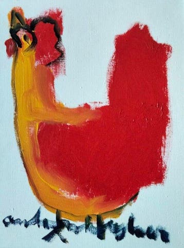 Anton Heyboer (1924-2005) - Kip, Antiek en Kunst