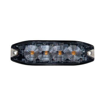 LED Flitser Oranje 12-24V | 4-LED, Ophalen of Verzenden, Nieuw