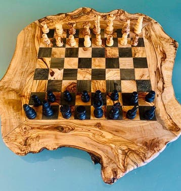 Schaakspel - Élégant - Intelligent ~ Jeu d’échecs artisanal