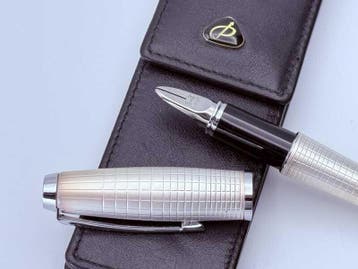Parker Fifth Urban Premium Pearl Metal CT vulpen, Nieuw in verpakking