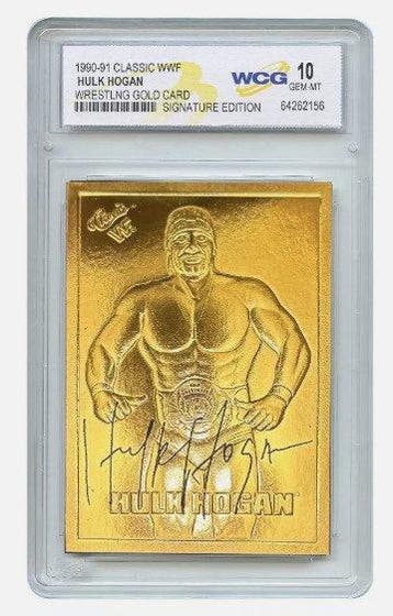 1996/97 WWF - Hulk Hogan Gold Card - Signature Edition 10 -, Nieuw
