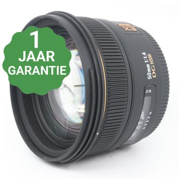 Sigma 50mm F/1.4 EX DG HSM Nikon, Verzenden, Gebruikt