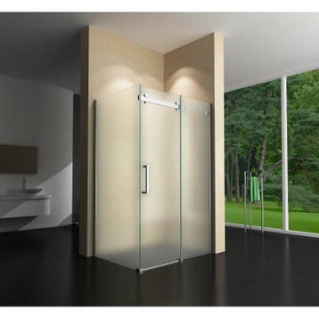 Douchecabine 120X90 Rechthoekig Vita- Mat Glas. Links, Ophalen of Verzenden, Nieuw