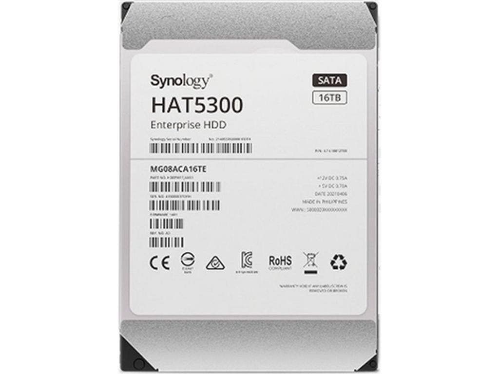 Synology HAT5300 - HDD 16TB - SATA-600 - 7200rpm - 512MB