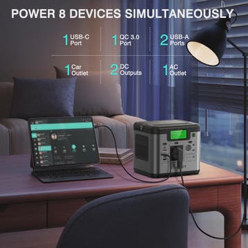 SWAREY S500 Pro Power Station 518Wh - Draagbare Energie met, Verzenden, Nieuw