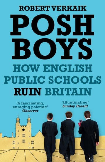 Posh Boys - Robert Verkaik 9781786076120, Verzenden, Zo goed als nieuw, Robert Verkaik