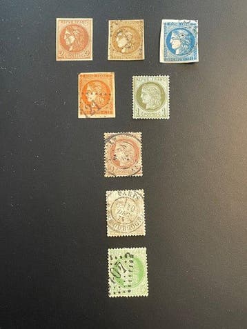 Frankrijk - 1870 Ceres inbegrepen tussen 40B en 53. - Yvert, Gestempeld