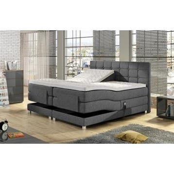 Elektrische Boxspring Bulut compleet met split topper, Ophalen of Verzenden, Nieuw, Tweepersoons