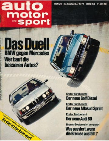 1976 AUTO MOTOR UND SPORT 20 DUITS, Boeken, Nieuw, Author