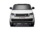 24V Range Rover wit, 2 pers, 2x240W motors, leder, FM, EVA, Ophalen of Verzenden, Nieuw