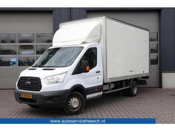 Zakelijke lease - Ford Transit 350 2.2 TDCI l BAKWAGEN l, Euro 5, Stof, Gebruikt, Zwart