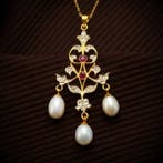 Zonder minimumprijs - Ketting met hanger - 8 karaat Zilver,