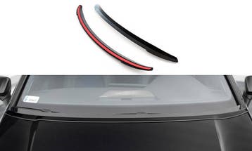 Motorkap Spoiler Volkswagen Golf 8 alle Maxton Glans Zwart, Ophalen of Verzenden, Nieuw