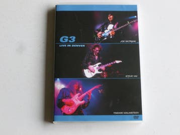 G3 - Live in Denver / Joe Satriani, Steve Vai, Yngwie Malmst, Ophalen of Verzenden, Zo goed als nieuw