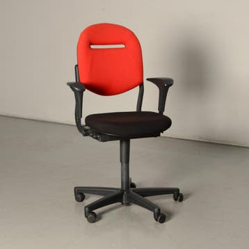 Ahrend 220 bureaustoel, rood / zwart, 1D armleggers, Ophalen of Verzenden, Nieuw in verpakking