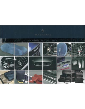 2011 MASERATI ACCESSOIRES BROCHURE ITALIAANS | ENGELS, Nieuw, Author