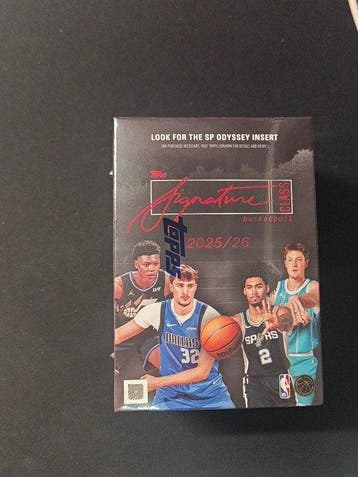 2025/26 Topps Signature Originele verpakking Box - Good (GD), Nieuw